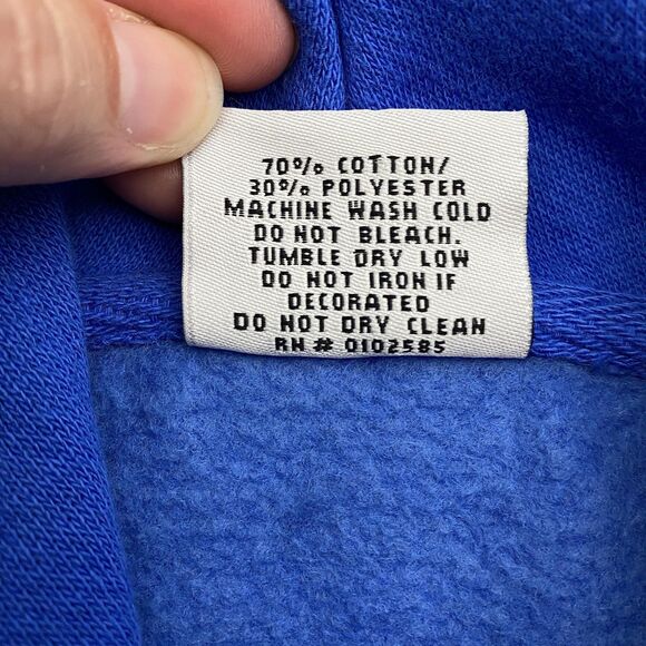 Duke Blue Devils Hoodie Sweatshirt Mens Medium Blue NCAA Basketball Pullover - Picture 8 of 9